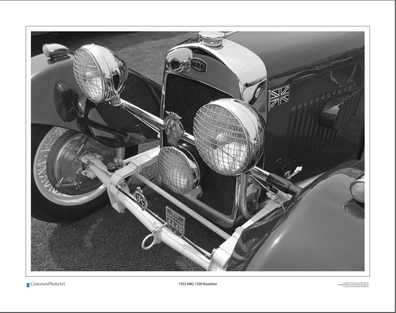 1953 HRG 1500 Roadster / CPA107B / Black and White