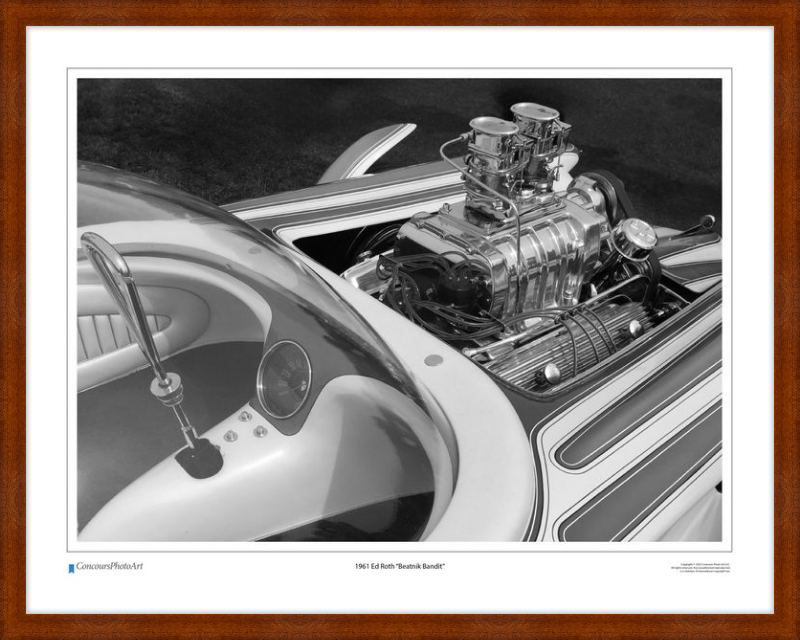 1961 Ed Roth "Beatnik Bandit" / CPA501B / Black and White