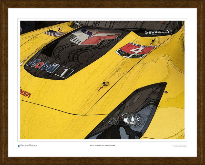 2014 Corvette C7.R Factory Team / CPA403C / Stylized Image