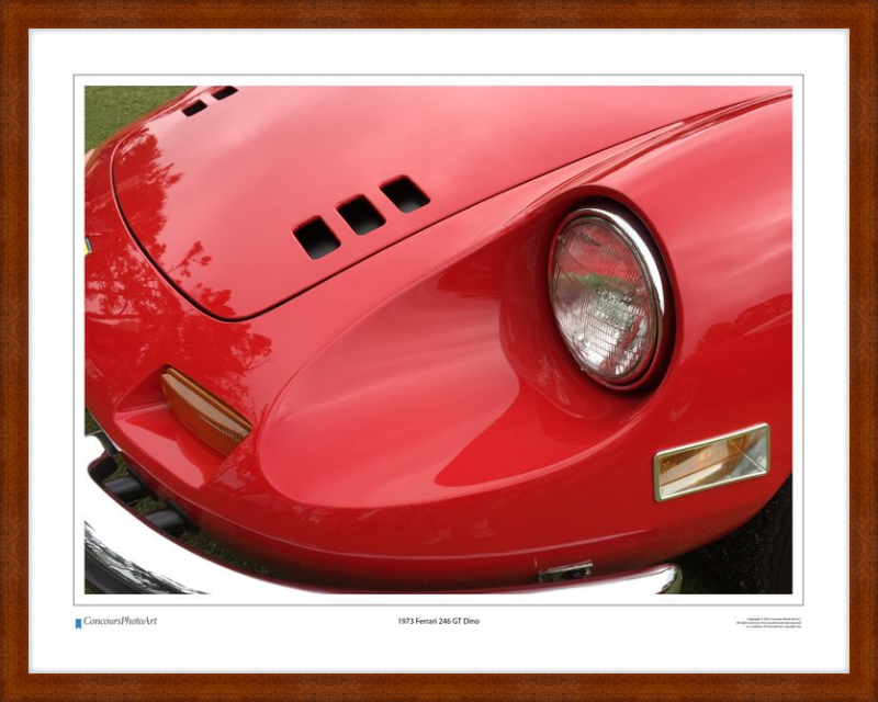 1973 Ferrari 246 GT Dino / CPA208A / Color Image