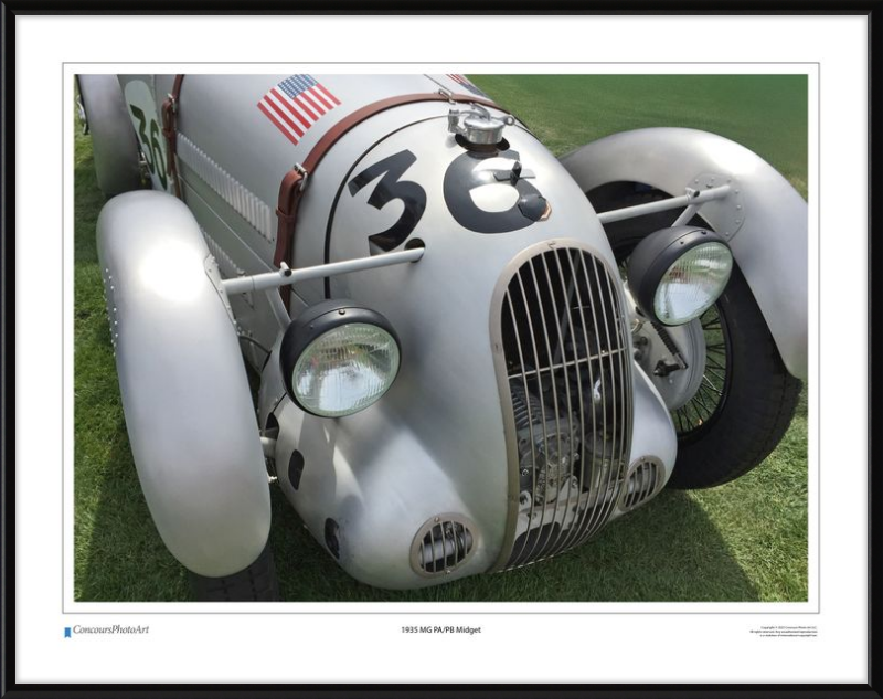 1935 MG PA/PB Midget / CPA410A / Color Image