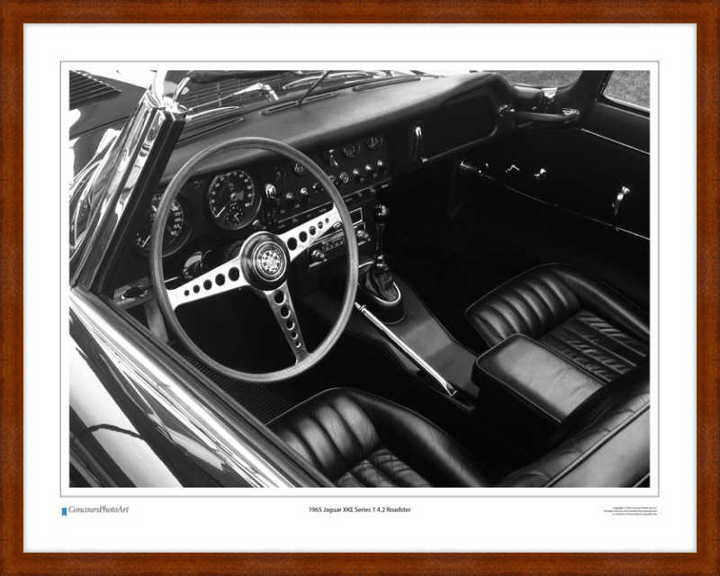 1965 Jaguar XKE Series 1 4.2 Roadster / CPA605B / Black and White