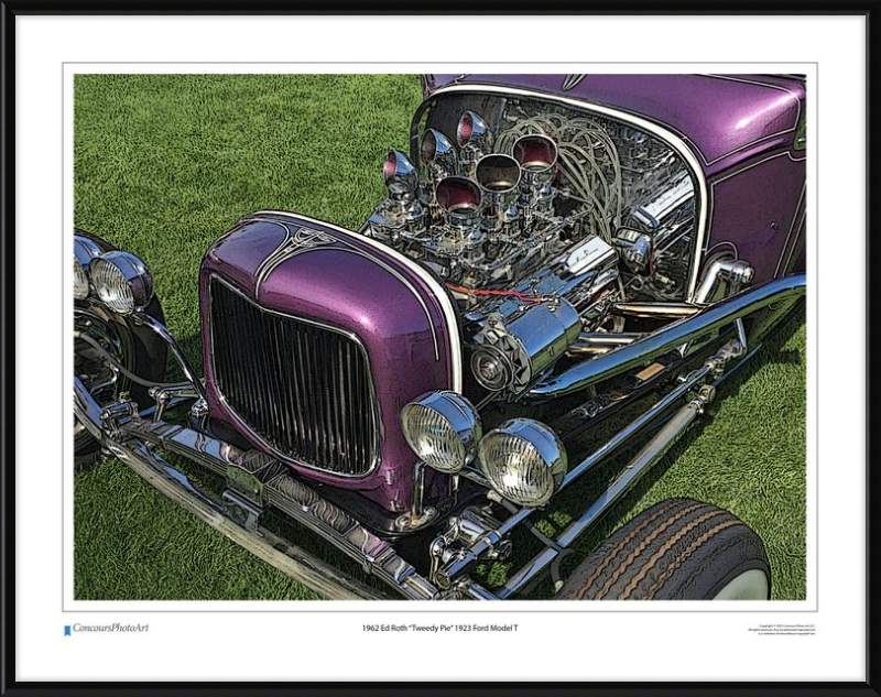 1962 Ed Roth "Tweedy Pie" / CPA502C / Stylized Image