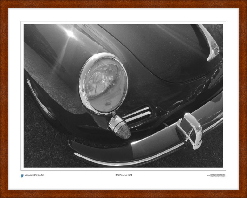 1964 Porsche 356C / CPA211B / Black and White