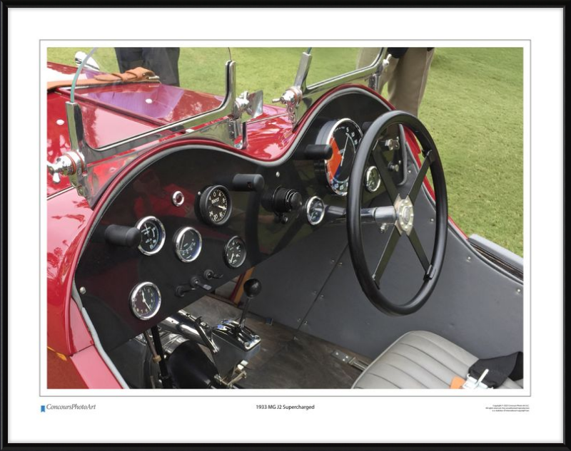 1933 MG J2 Supercharged / CPA603A / Color Image