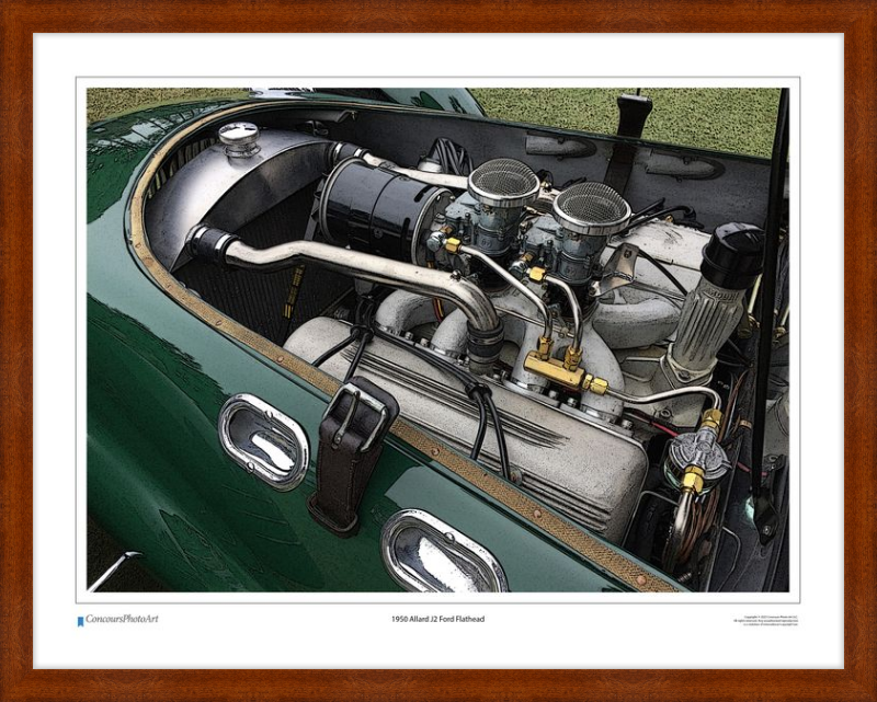 1950 Allard J2 Ford Flathead / CPA701C / Stylized Image