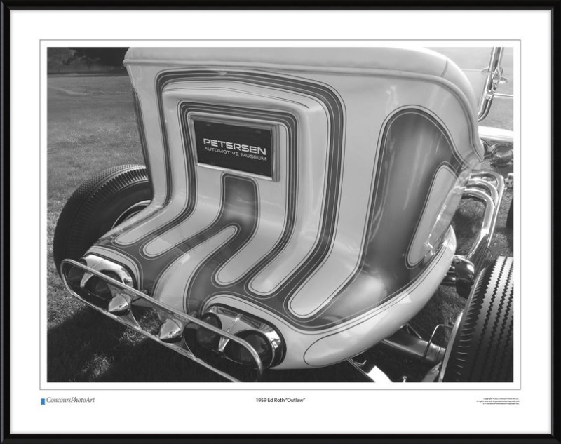 1959 Ed Roth "Outlaw" / CPA510B / Black and White