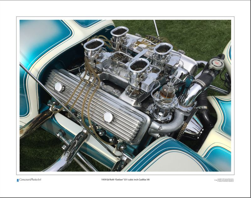 1959 Ed Roth “Outlaw” 331 cubic inch Cadillac V8 / CPA706A / Color Image