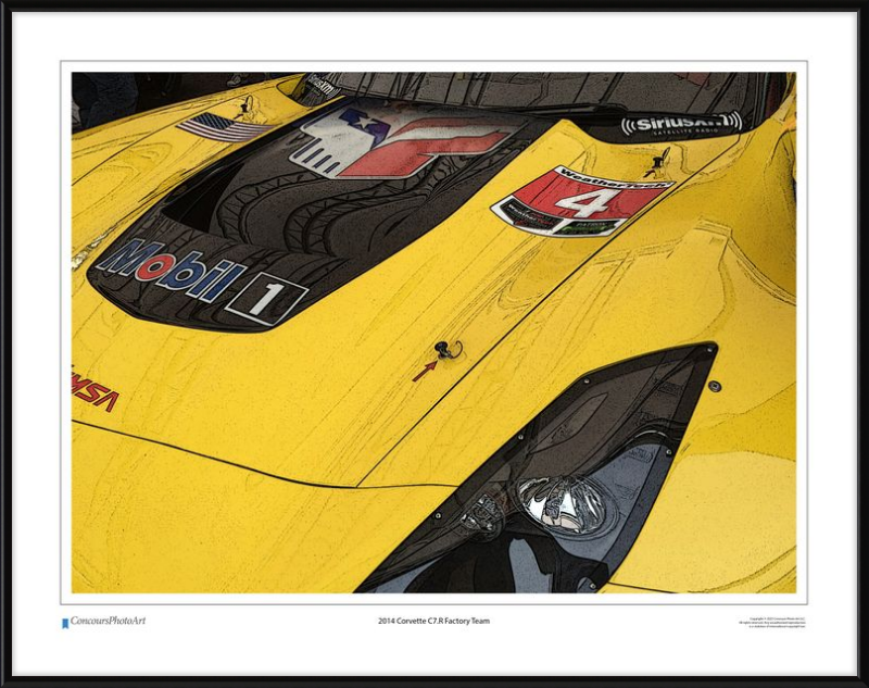 2014 Corvette C7.R Factory Team / CPA403C / Stylized Image
