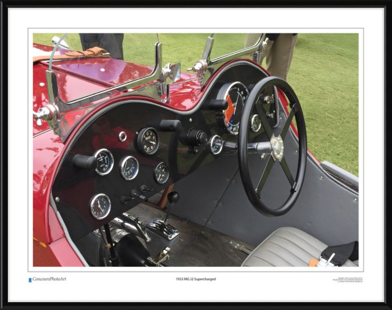 1933 MG J2 Supercharged / CPA603A / Color Image