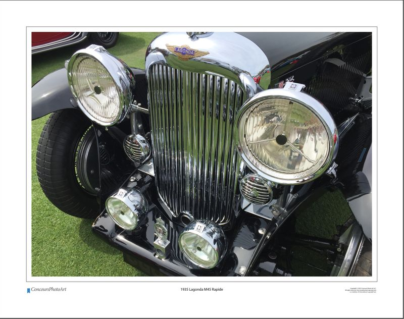 1935 Lagonda M45 Rapide / CPA104A / Color Image