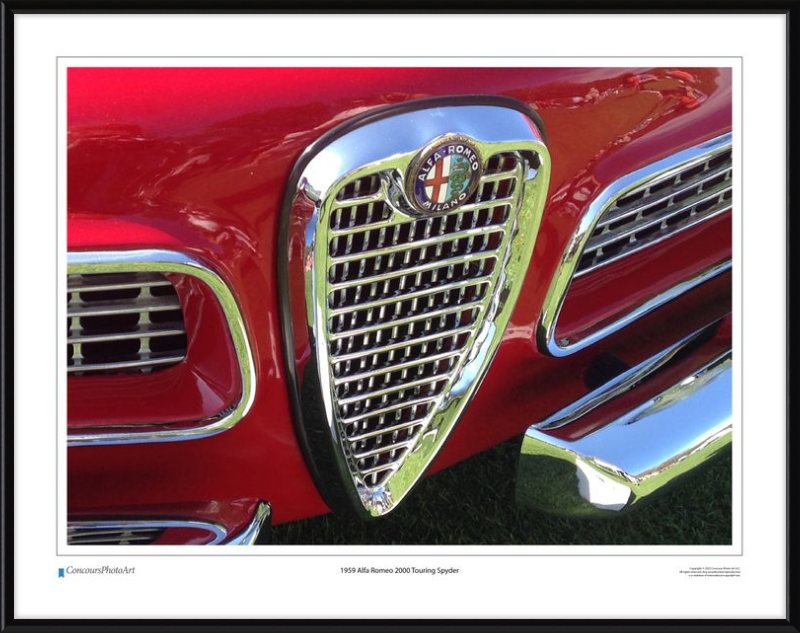 1959 Alfa Romeo 2000 Touring Spyder / CPA209A / Color Image