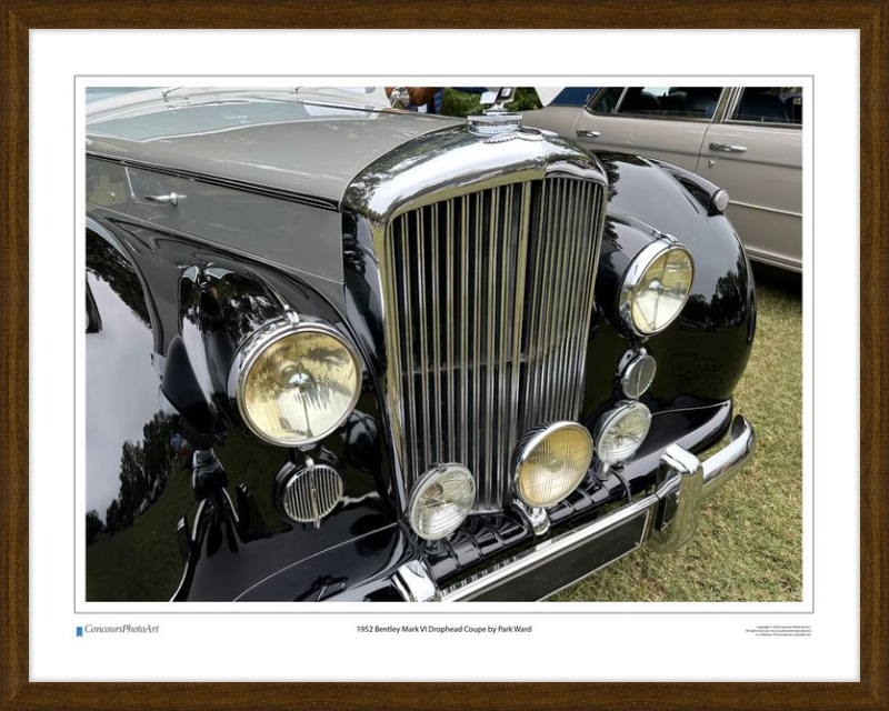 1952 Bentley Mark VI Drophead Coupe by Park Ward / CPA114A / Color Image