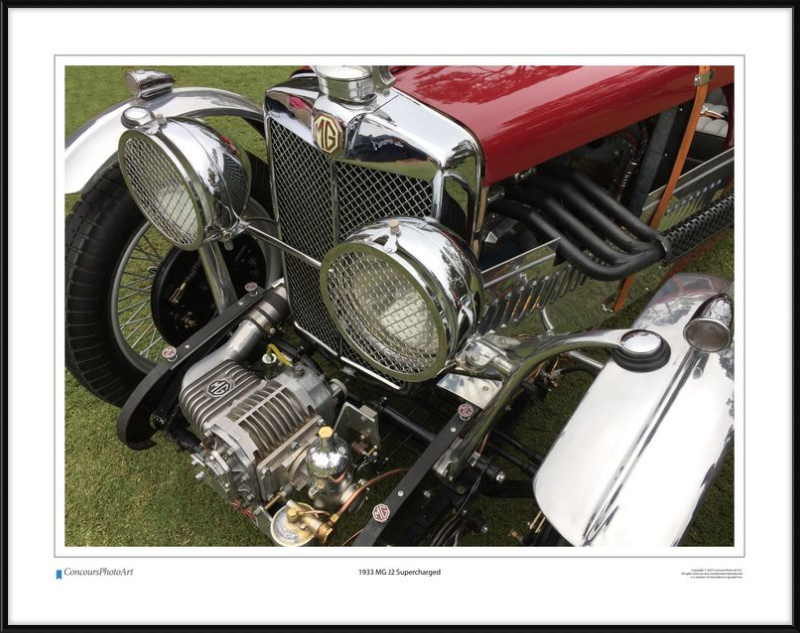 1933 MG J2 Supercharged / CPA101A / Color Image