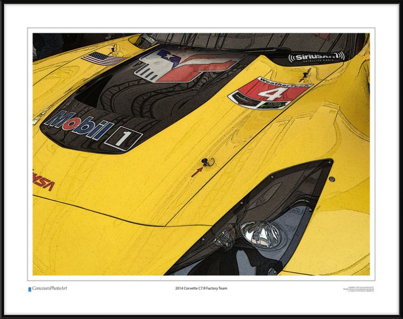 2014 Corvette C7.R Factory Team / CPA403C / Stylized Image