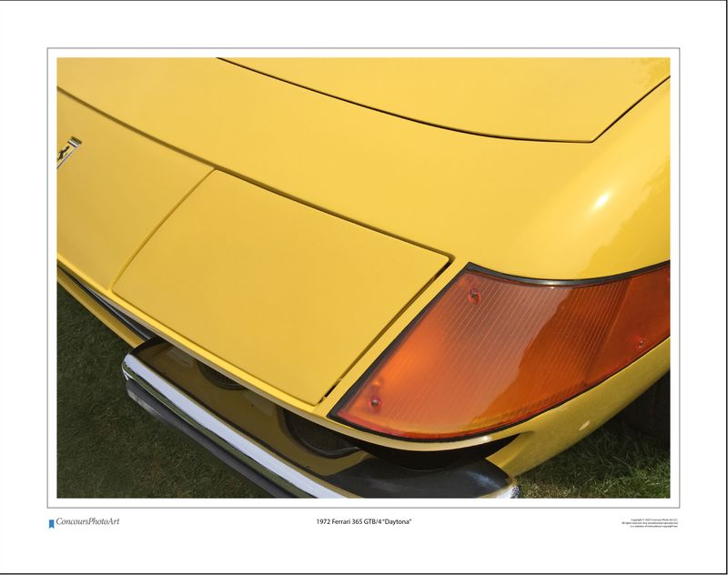 1972 Ferrari 365 GTB/4 “Daytona” / CPA205A / Color Image