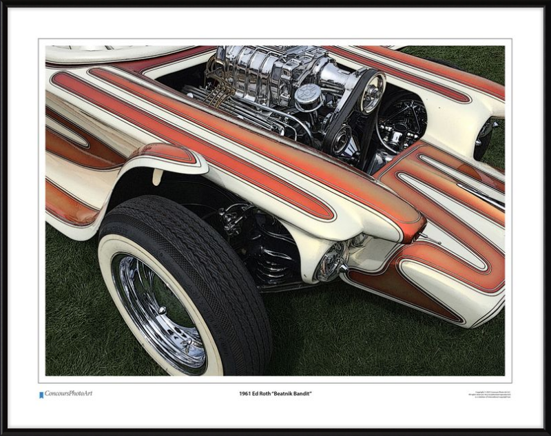 1961 Ed Roth "Beatnik Bandit" / CPA511C / Stylized Image