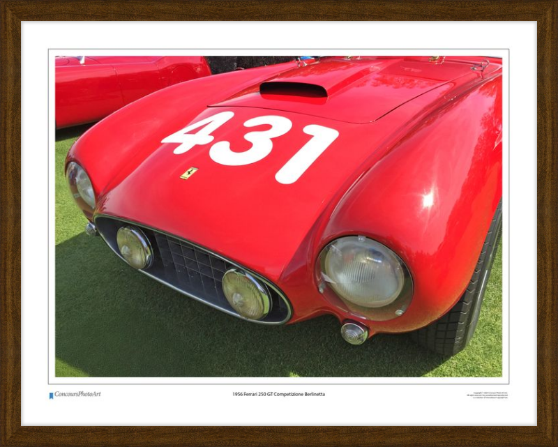 1956 Ferrari 250 GT Competizione Berlinetta / CPA408A / Color Image