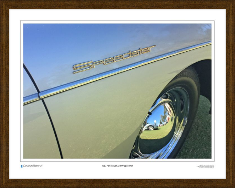 1957 Porsche 356A 1600 Speedster / CPA210A / Color Image