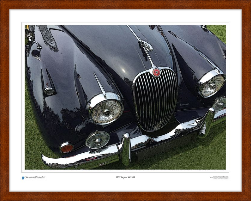 1957 Jaguar XK150S / CPA103C / Stylized Image