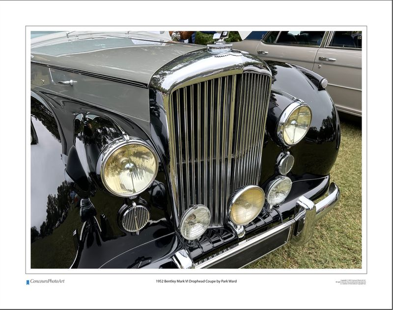 1952 Bentley Mark VI Drophead Coupe by Park Ward / CPA114A / Color Image