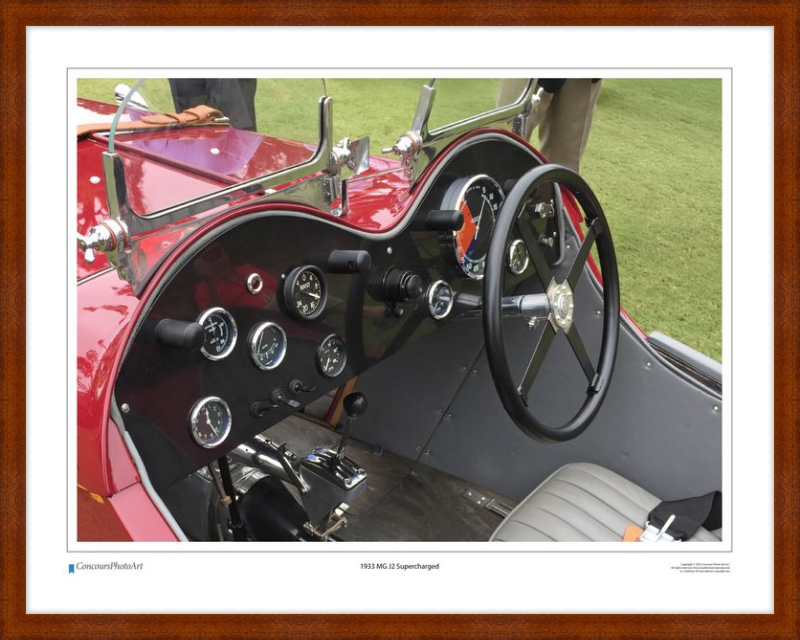 1933 MG J2 Supercharged / CPA603A / Color Image