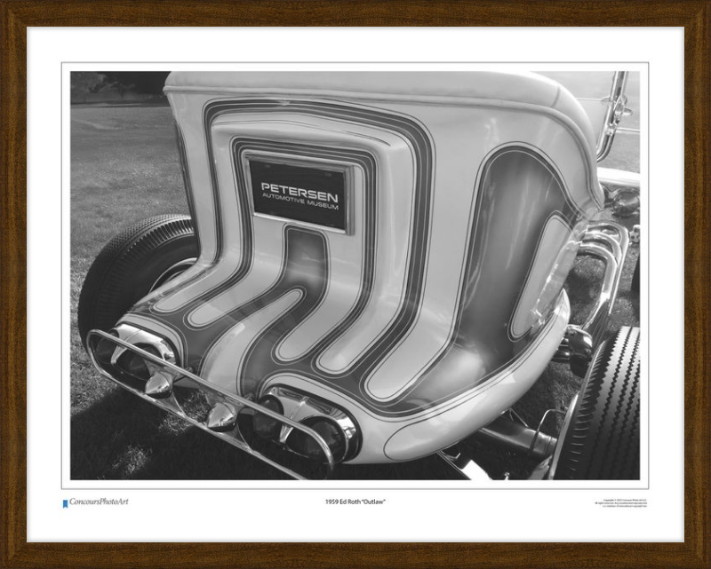1959 Ed Roth "Outlaw" / CPA510B / Black and White