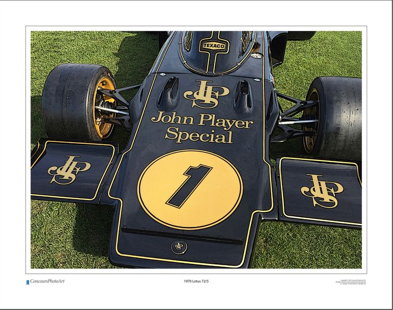 1970 Lotus 72/5 / CPA405C / Stylized Image