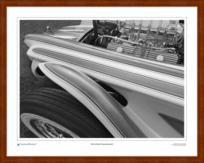 1961 Ed Roth "Beatnik Bandit" / CPA505B / Black and White
