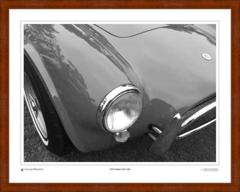 1963 Shelby Cobra 289 / CPA303B / Black and White