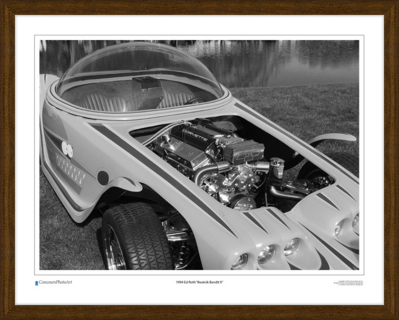 1994 Ed Roth "Beatnik Bandit II" / CPA507B / Black and White