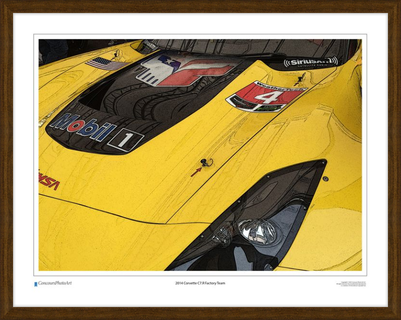 2014 Corvette C7.R Factory Team / CPA403C / Stylized Image