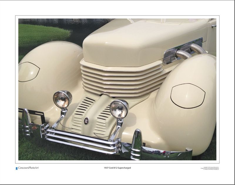1937 Cord 812 Supercharged / CPA309A / Color Image