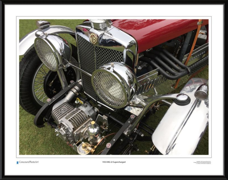 1933 MG J2 Supercharged / CPA101A / Color Image