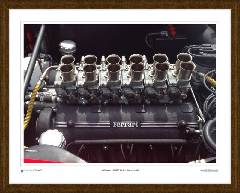 1962 Ferrari 250 GTO 3.0-liter Colombo V12 / CPA705A / Color Image