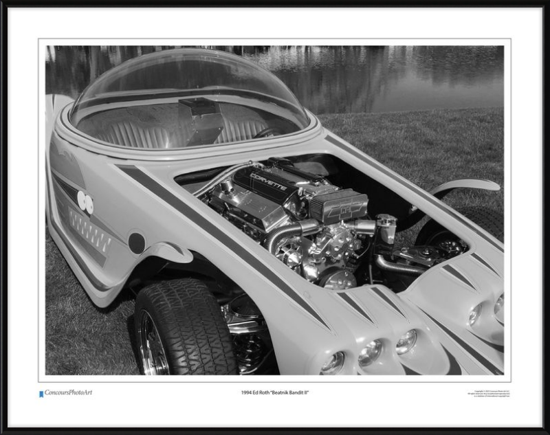1994 Ed Roth "Beatnik Bandit II" / CPA507B / Black and White