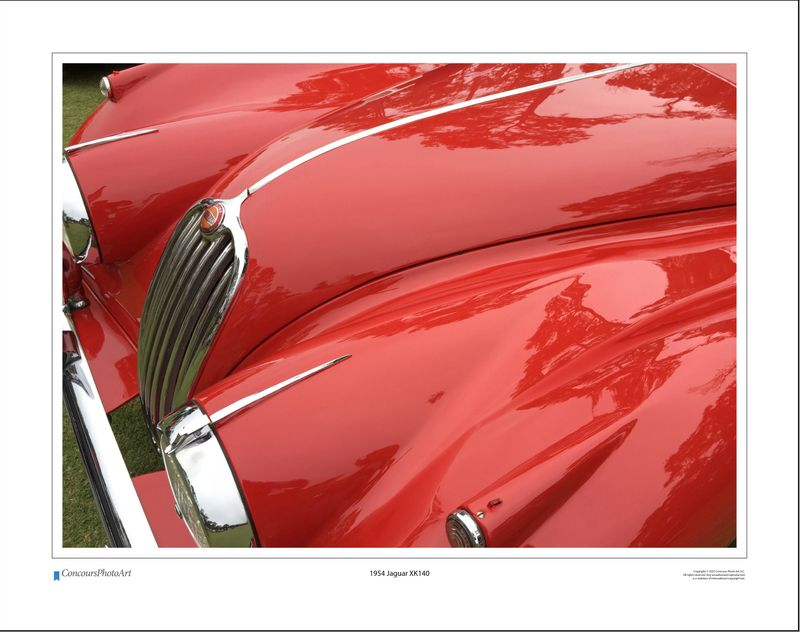 1954 Jaguar XK140 / CPA106A / Color Image