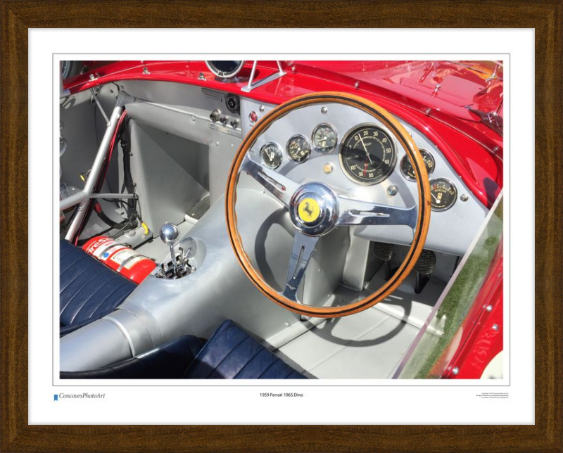 1959 Ferrari 196S Dino / CPA604A / Color Print