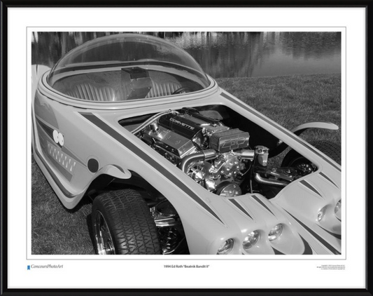 1994 Ed Roth "Beatnik Bandit II" / CPA507B / Black and White