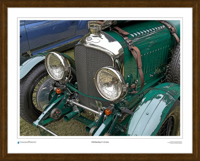 1930 Bentley 4 1/2 Litre / CPA113C / Stylized Print