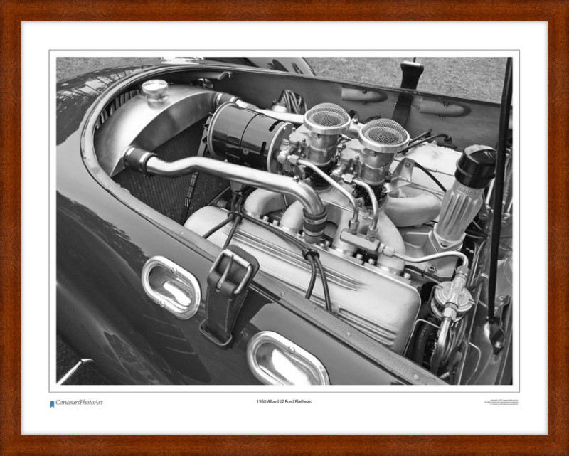 1950 Allard J2 Ford Flathead / CPA701B / Black and White