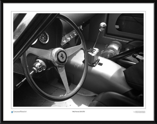 1962 Ferrari 250 GTO / CPA601B / Black and White