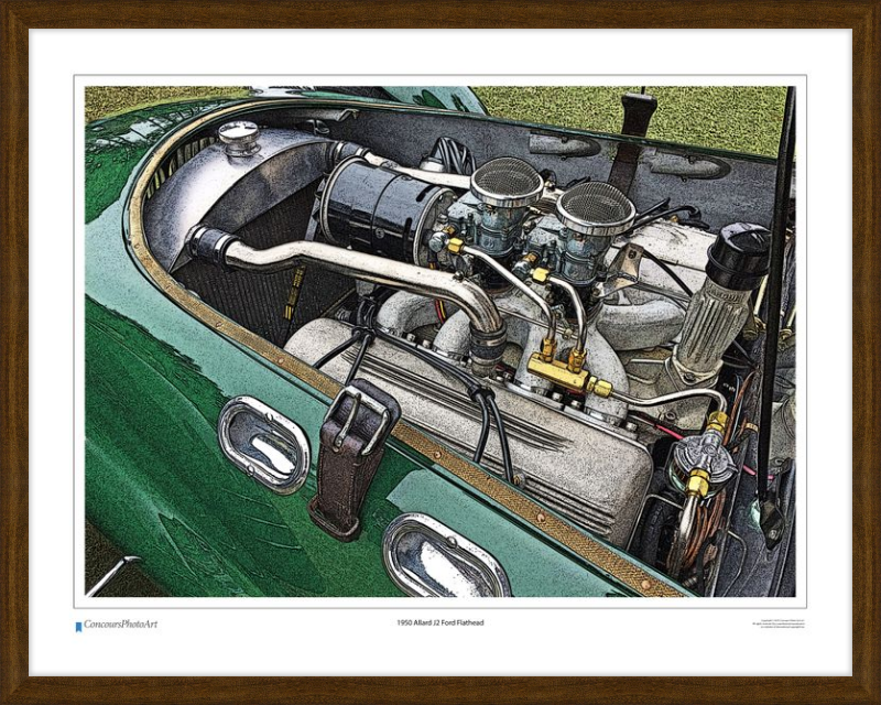 1950 Allard J2 Ford Flathead / CPA701C / Stylized Image