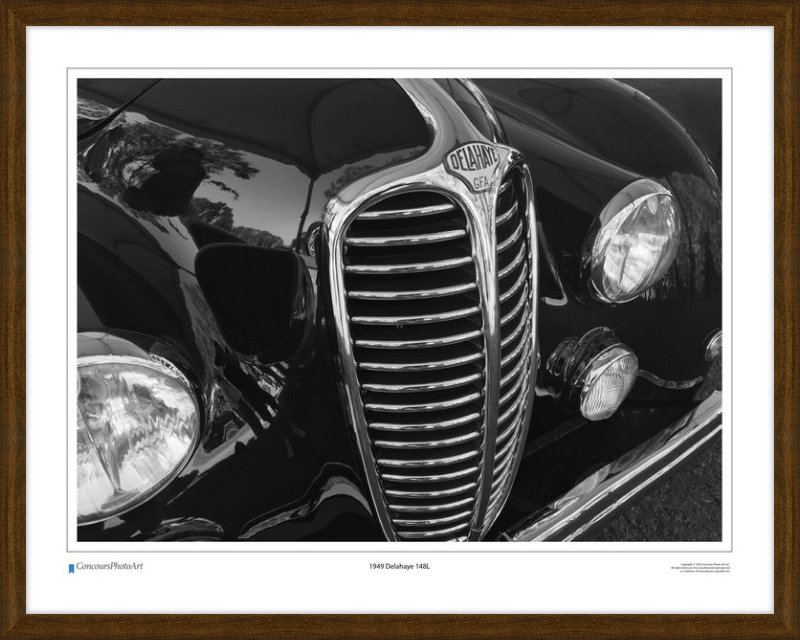 1949 Delahaye 148L / CPA207B / Black and White