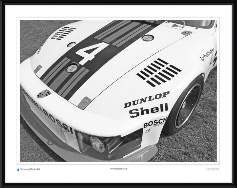 1976 Porsche 935/76 / CPA414B / B&W Print