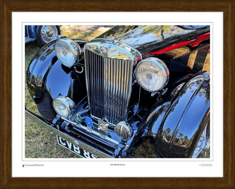 1937 MG VA Tourer / CPA120A / Color Print