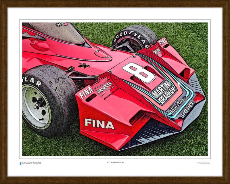 1977 Brabham BT45B / CPA412C / Stylized Print