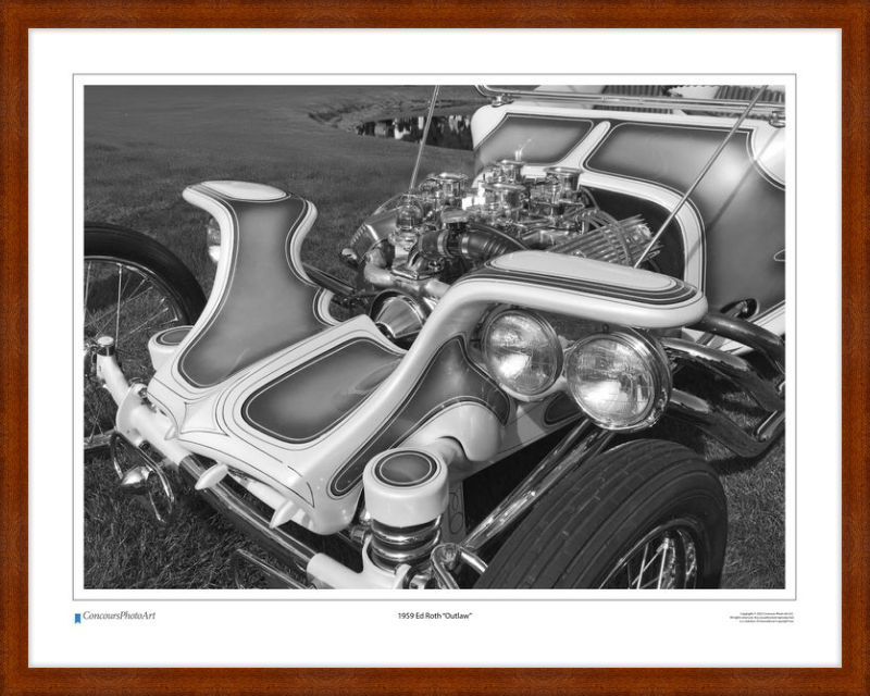 1959 Ed Roth "Outlaw" / CPA509B / Black and White
