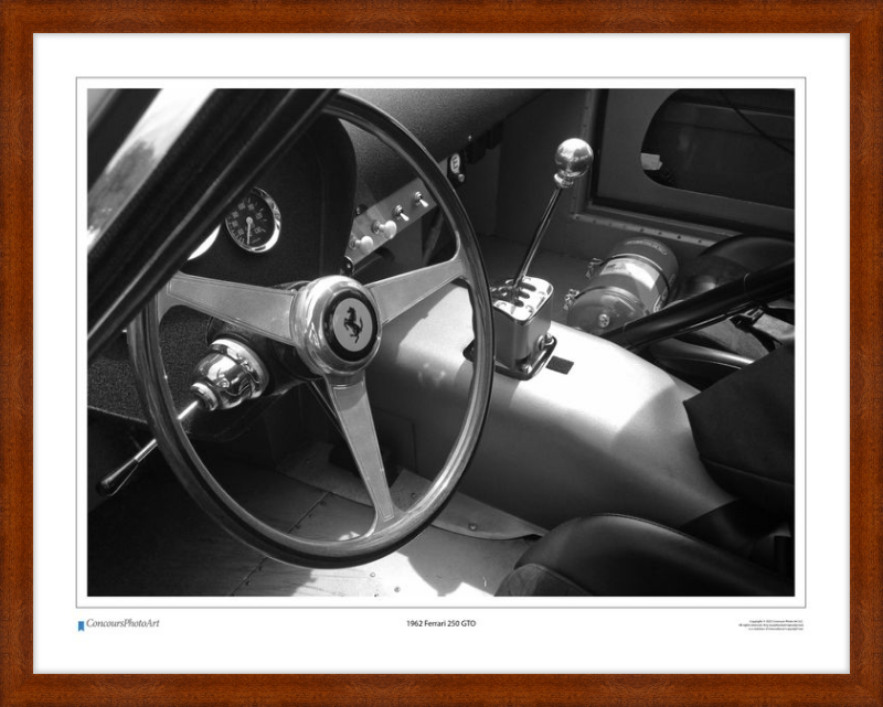 1962 Ferrari 250 GTO / CPA601B / Black and White
