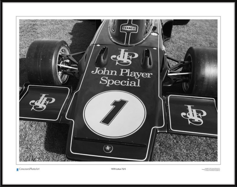 1970 Lotus 72/5 / CPA405B / Black and White